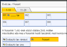 A kezel�panel k&eacute;perny�j&eacute;nek bemutat&aacute;sa