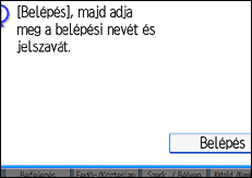 &Aacute;bra a kijelz� kezel�panelj&eacute;r�l