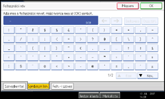 &Aacute;bra a kijelz� kezel�panelj&eacute;r�l