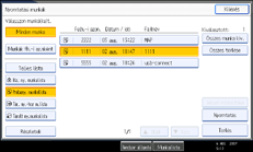 A kezel�panel k&eacute;perny�j&eacute;nek bemutat&aacute;sa