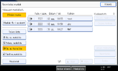A kezelőpanel képernyőjének bemutatása