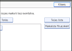 A kezel�panel k&eacute;perny�j&eacute;nek bemutat&aacute;sa