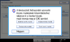 A kezel�panel k&eacute;perny�j&eacute;nek bemutat&aacute;sa