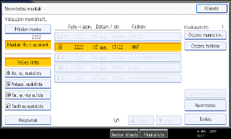 A kezel�panel k&eacute;perny�j&eacute;nek bemutat&aacute;sa