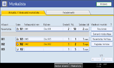 A kezel�panel k&eacute;perny�j&eacute;nek bemutat&aacute;sa