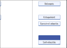 Kezel�panel k&eacute;perny�je