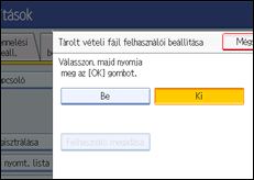 Kezel�panel k&eacute;perny�je, illusztr&aacute;ci&oacute;