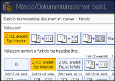 Kezel�panel k&eacute;perny�je, illusztr&aacute;ci&oacute;
