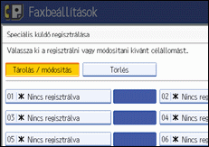 Kezel�panel k&eacute;perny�je, illusztr&aacute;ci&oacute;
