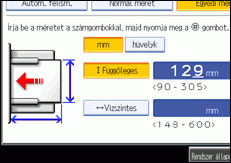 Kezel�panel k&eacute;perny�je, illusztr&aacute;ci&oacute;