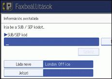 Kezel�panel k&eacute;perny�je, illusztr&aacute;ci&oacute;