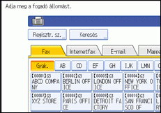 Kezel�panel k&eacute;perny�je, illusztr&aacute;ci&oacute;