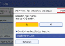 Kezel�panel k&eacute;perny�je, illusztr&aacute;ci&oacute;
