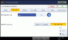 Kezel�panel k&eacute;perny�je, illusztr&aacute;ci&oacute;
