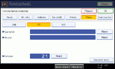 Kezel�panel k&eacute;perny�je, illusztr&aacute;ci&oacute;