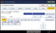 Kezel�panel k&eacute;perny�je, illusztr&aacute;ci&oacute;