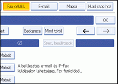 Kezel�panel k&eacute;perny�je, illusztr&aacute;ci&oacute;