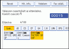 Kezel�panel k&eacute;perny�je, illusztr&aacute;ci&oacute;