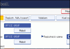 Kezel�panel k&eacute;perny�je, illusztr&aacute;ci&oacute;