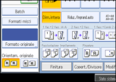 Illustrazione schermata pannello operativo