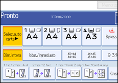 Illustrazione schermata pannello operativo