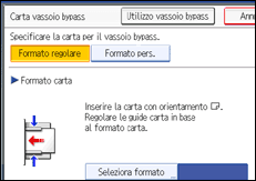 Illustrazione schermata pannello operativo