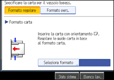 Illustrazione schermata pannello operativo