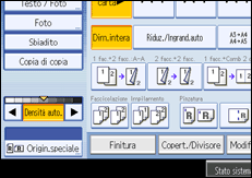 Illustrazione schermata pannello operativo