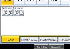 Illustrazione schermata pannello operativo