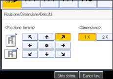 Illustrazione schermata pannello operativo