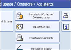 Illustrazione schermata pannello operativo