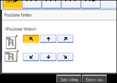 Illustrazione schermata pannello operativo