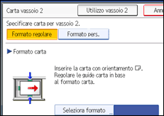 Illustrazione schermata pannello operativo