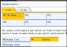 Illustrazione schermata pannello operativo