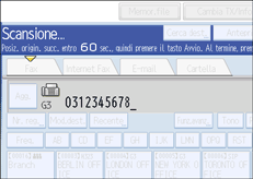 Figura relativa alla schermata del pannello operativo