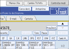 Figura relativa alla schermata del pannello operativo