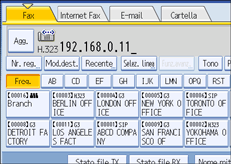 Figura relativa alla schermata del pannello operativo