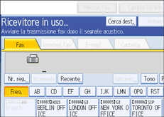Figura relativa alla schermata del pannello operativo