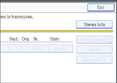 Figura relativa alla schermata del pannello operativo
