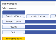 Figura relativa alla schermata del pannello operativo