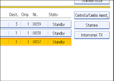 Figura relativa alla schermata del pannello operativo
