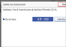 Figura relativa alla schermata del pannello operativo