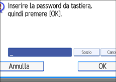 Figura relativa alla schermata del pannello operativo