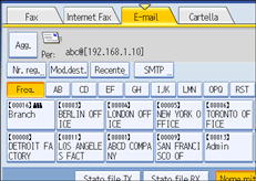 Figura relativa alla schermata del pannello operativo