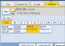 Figura relativa alla schermata del pannello operativo