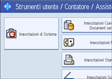 Figura relativa alla schermata del pannello operativo