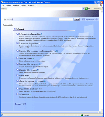 Illustrazione schermata browser web