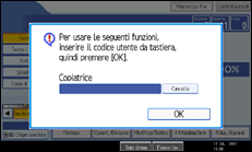 Illustrazione schermata pannello operativo