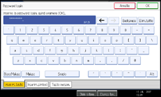 Illustrazione schermata pannello operativo