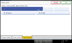 Illustrazione schermata pannello operativo